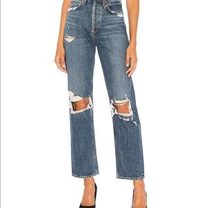Agolde 90s High Rise Loose Fit in Psyche Sz 29